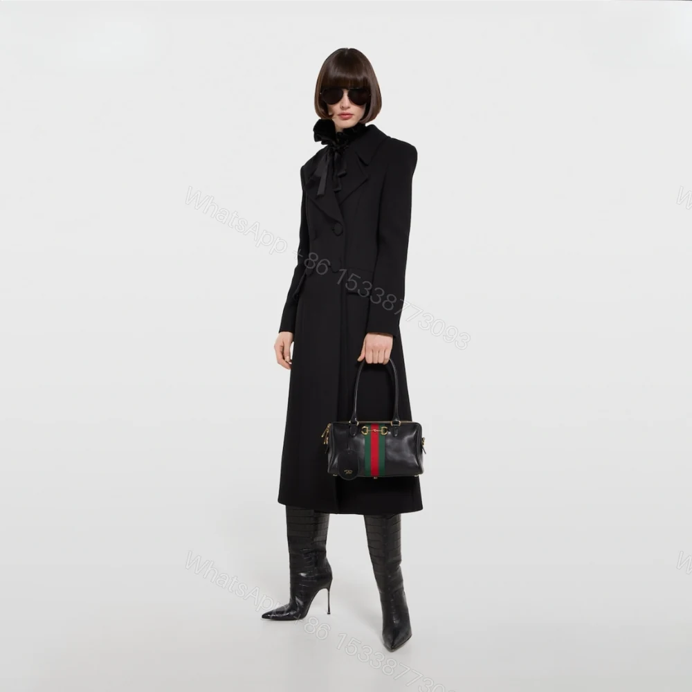View 12 of Gucci Borsetto Medium Boston Bag Black Leather 28cm