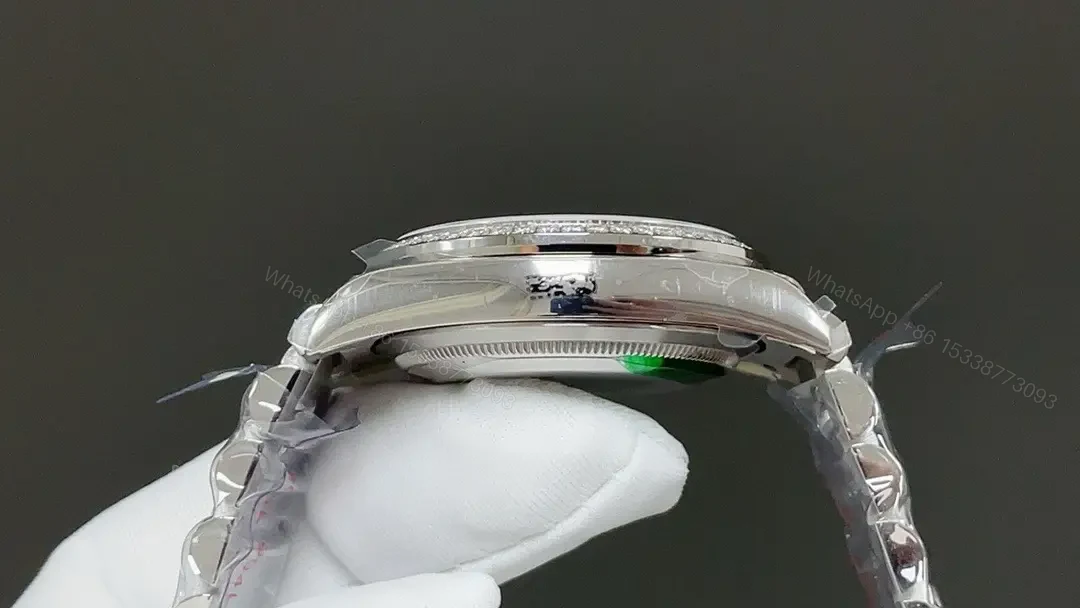 View 5 of Rolex Day-Date 36 Platinum – Baguette Blue Ombré President 128396TBR-0008