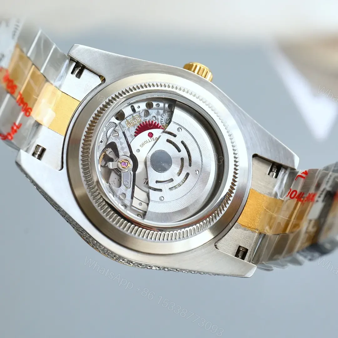 View 7 of Best Rolex Datejust Full Diamon 41MM President Bracelet Edition RG-DATEJUST41-FULL-DIAMOND-TT