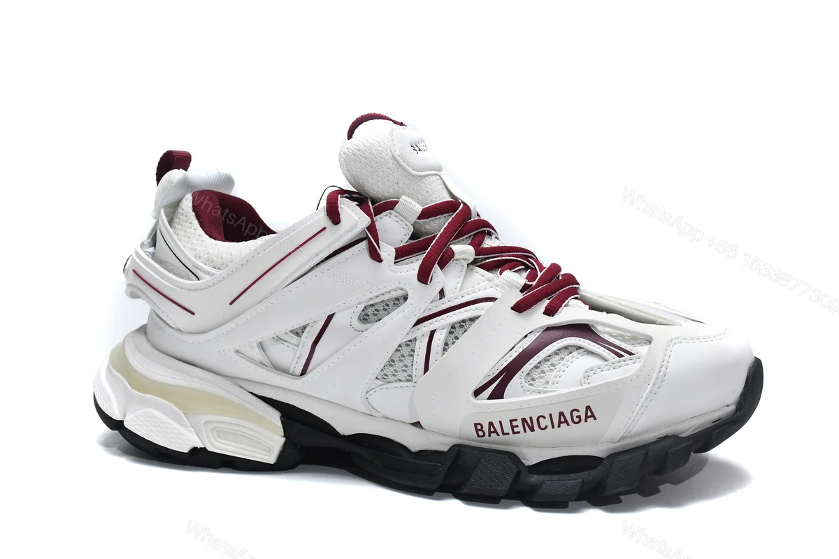 View 2 of Balenciaga Track White Claret Red 542436 W1JH 1915
