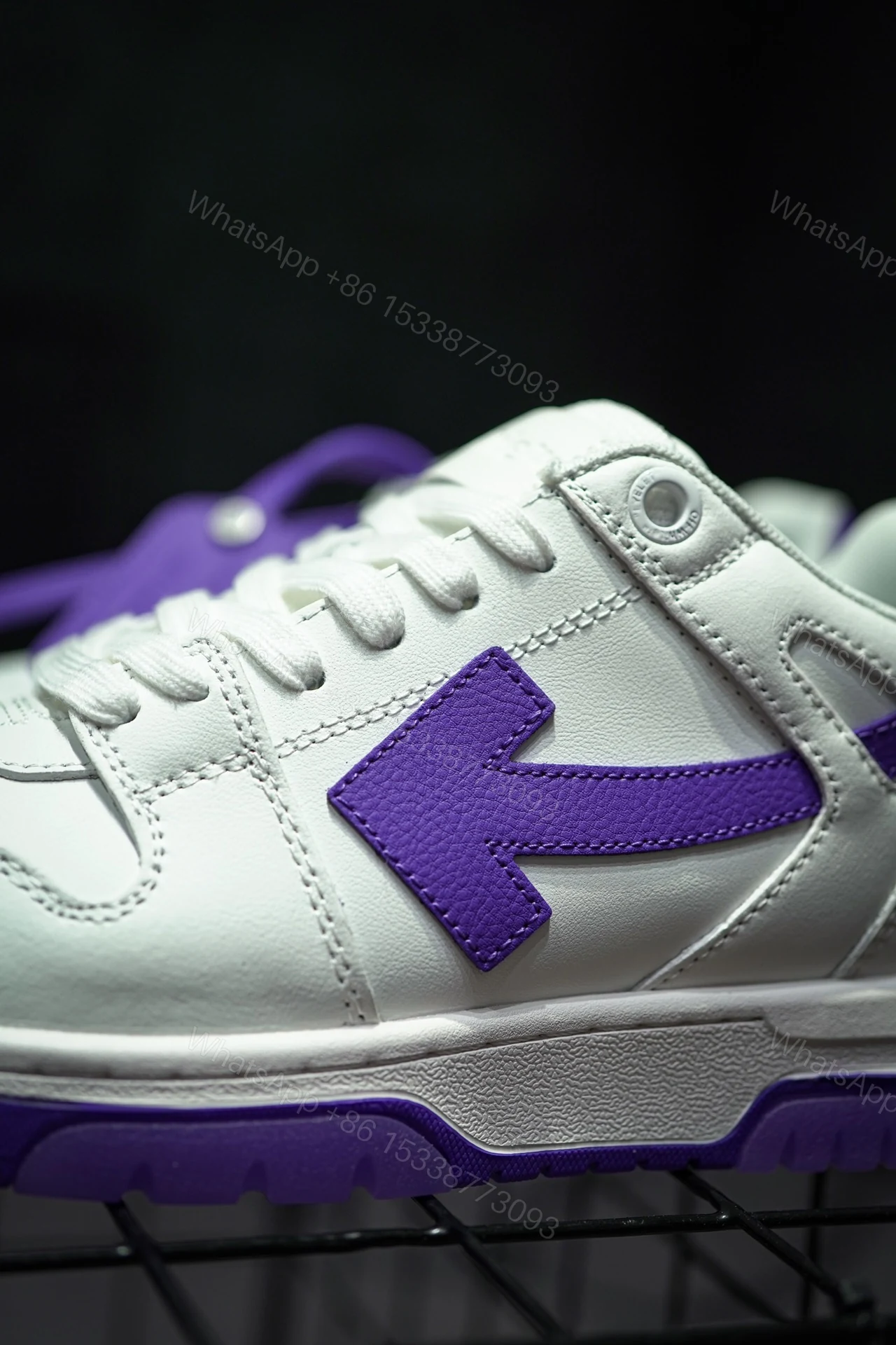 View 4 of OFF-WHITE Out Of Office White Purple