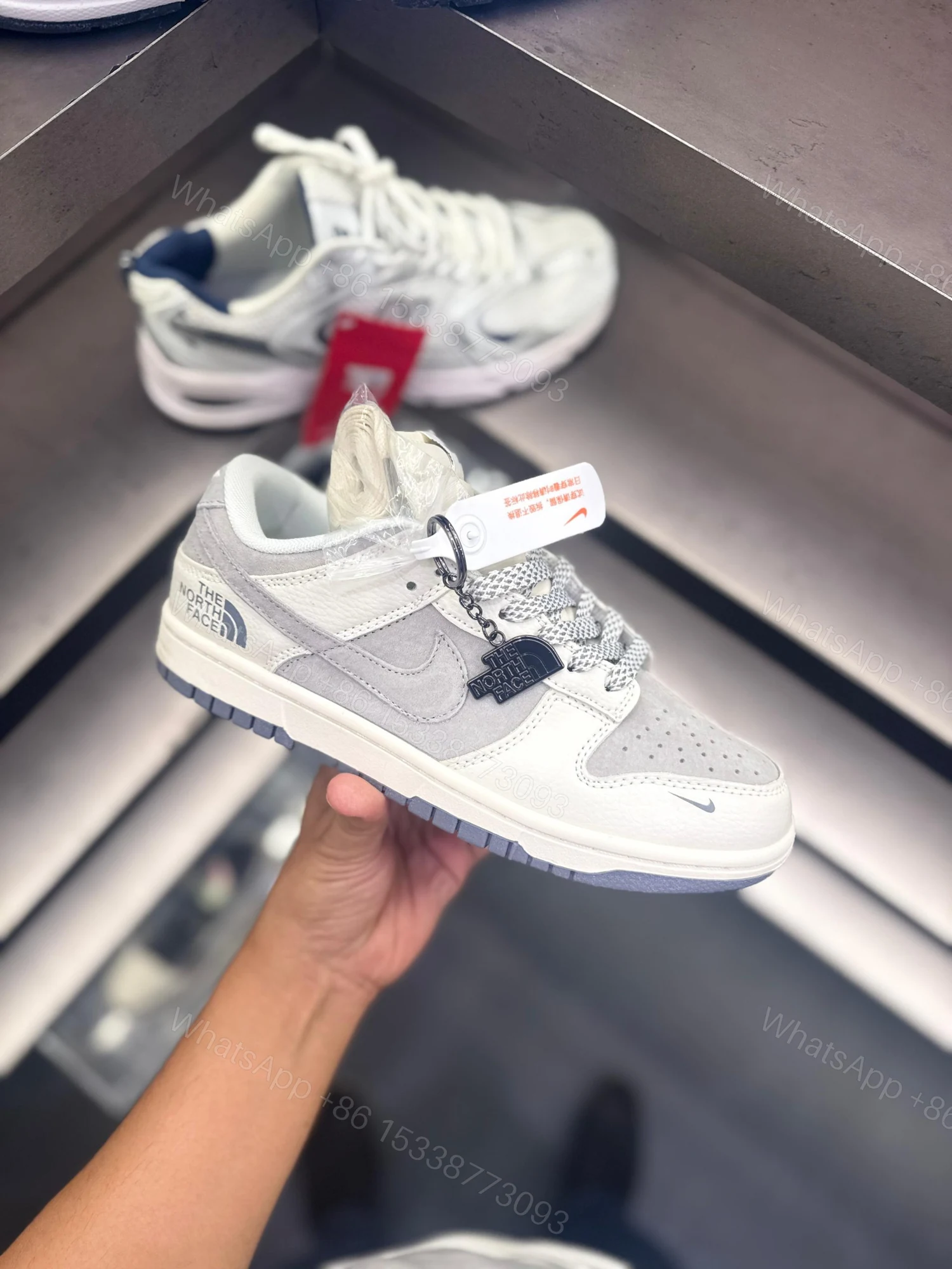 View 5 of First Copy Nike SB Dunk North Face OG Grey 2025