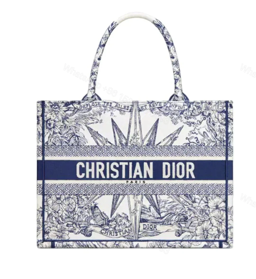 Design Book Blue Tote Bag – Dubai Fashion LUX — view 1