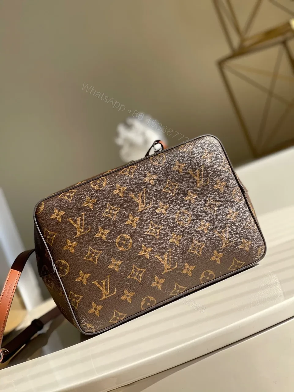 View 6 of Louis Vuitton LV NeoNoe Like Auth Monogram Pattern Handbags 26x22x27cm
