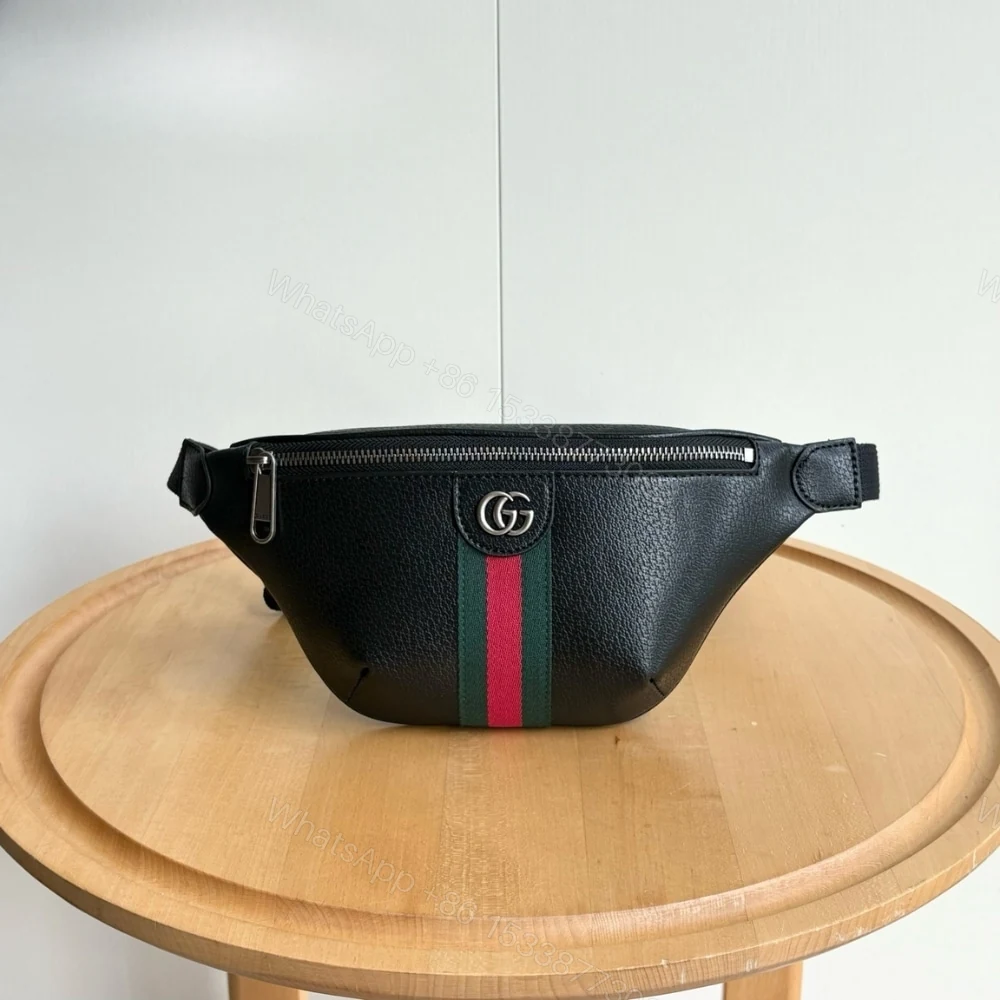 View 2 of Gucci Ophidia Small Belt Bag Black 30Cm ‎839106 AAE1B 1043