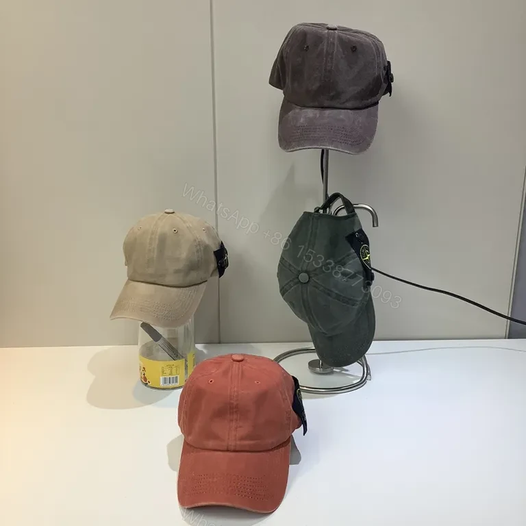 View 7 of Casual Chroma Coral Cap with Stone Island Patch Cap