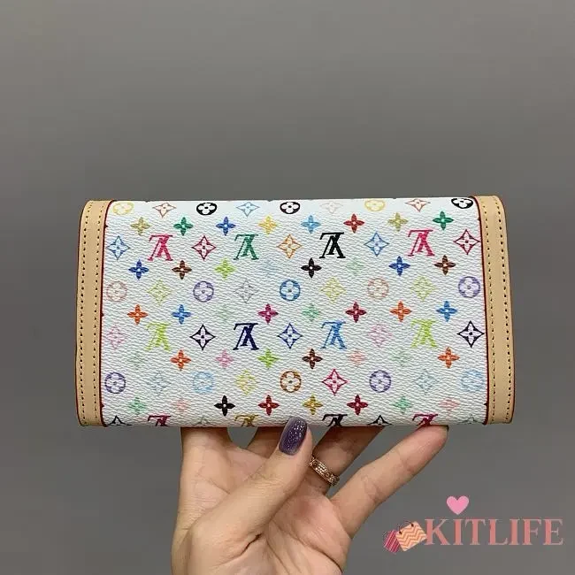 View 2 of Louis Vuitton Takashi Murakami White Monogram Multicolor Sarah