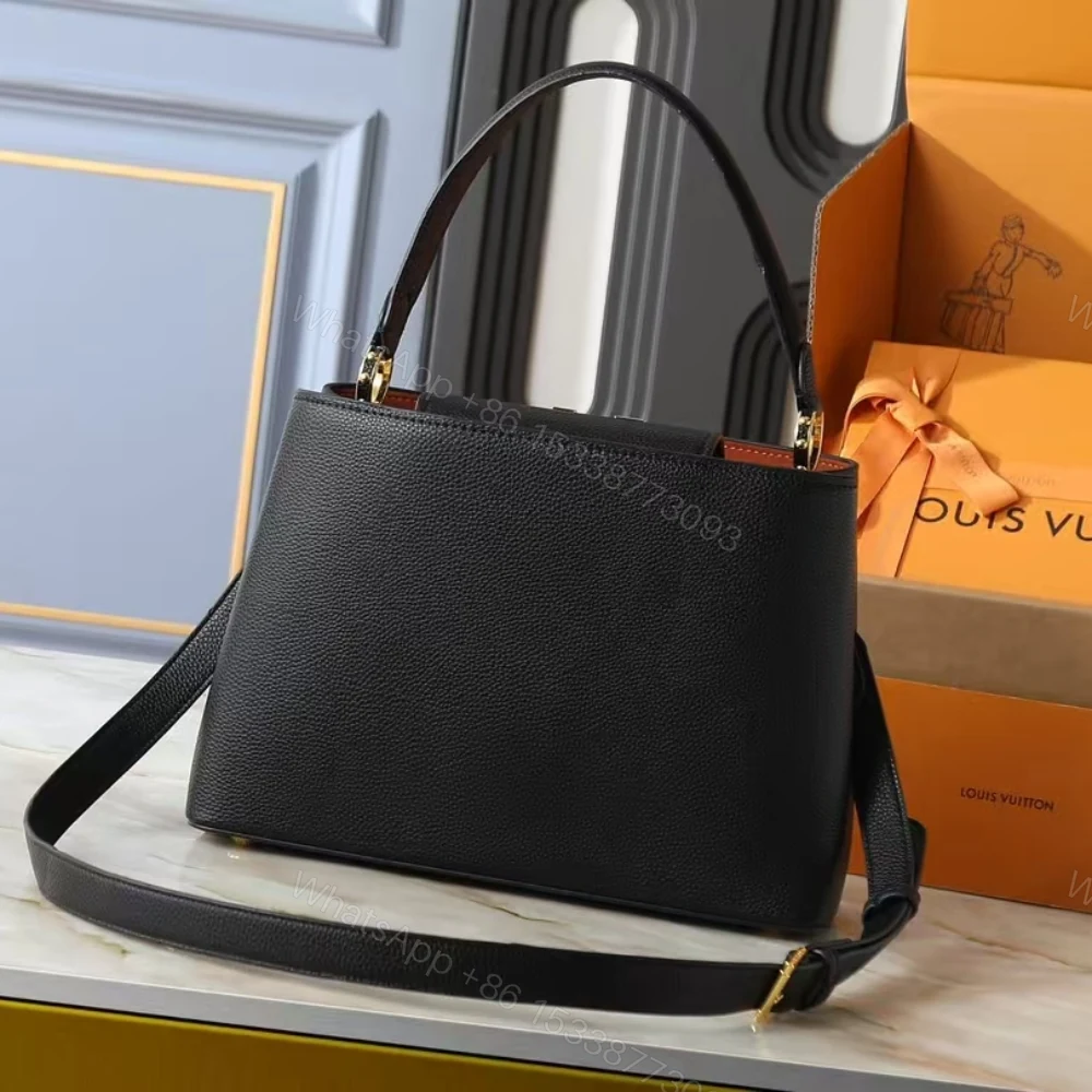 View 4 of Louis Vuitton Capucines MM Souple Black 33Cm M14370