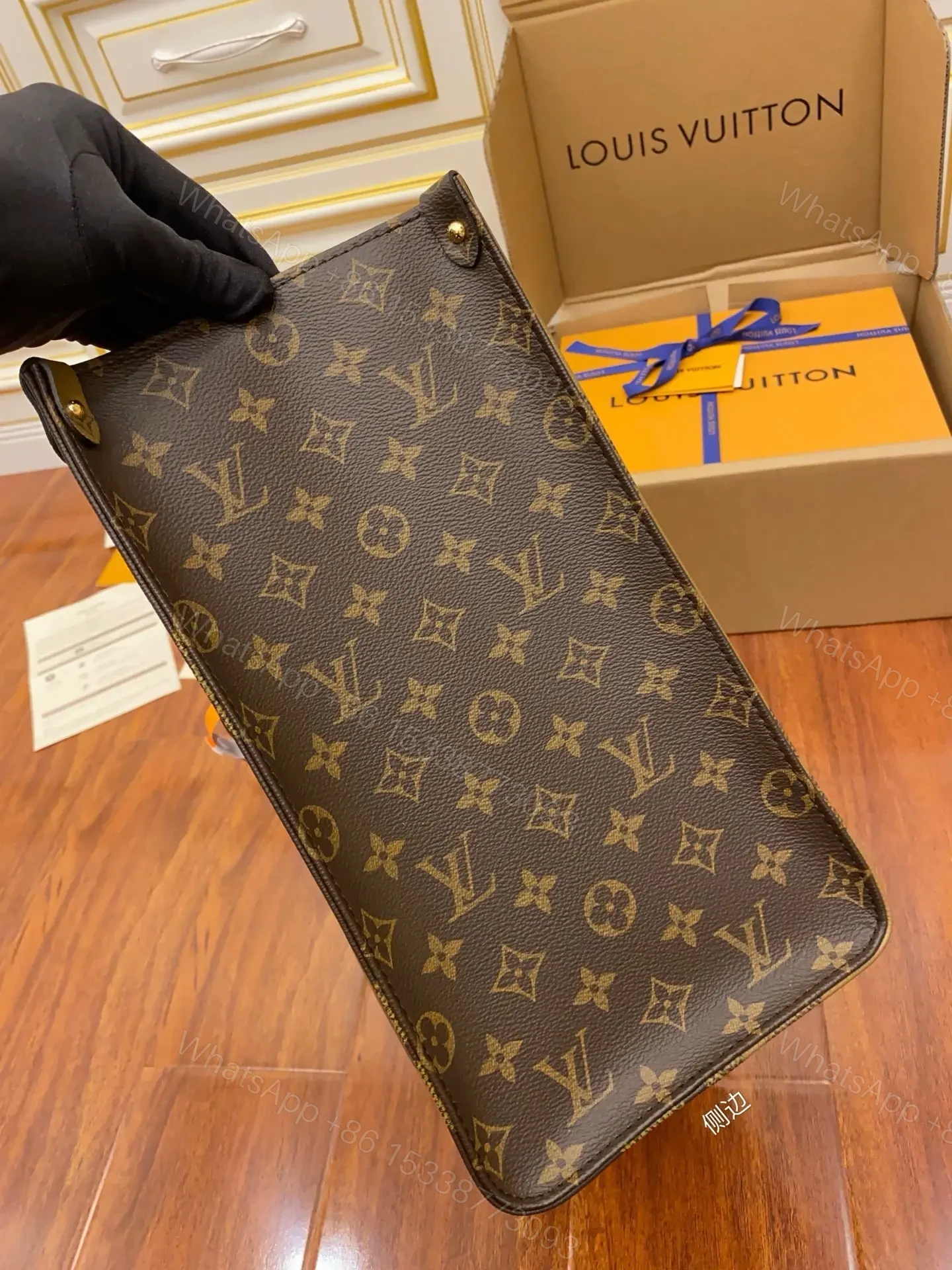 View 3 of Louis Vuitton OnTheGo GM Monogram Giant Reverse canvas