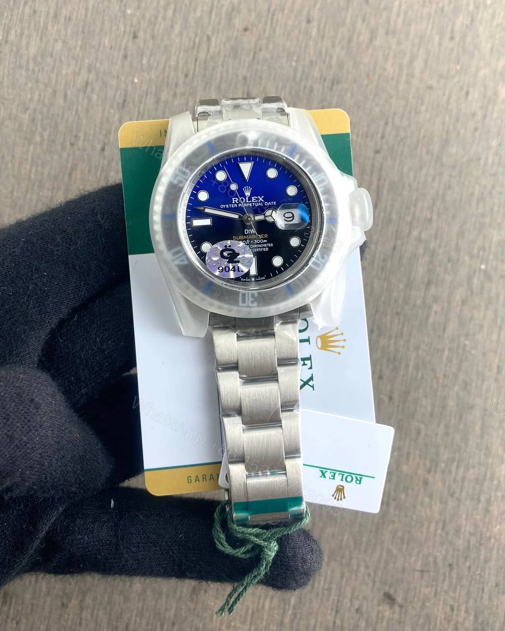 View 3 of Rolex Submariner Silver Blue Diw Limited Edition 41MM