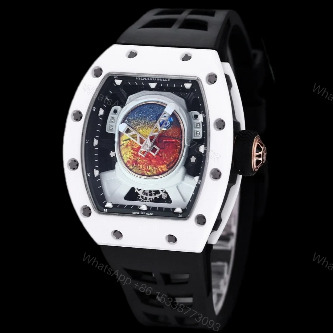 View 2 of Richard Mille RM52-05 Pharrell Williams Mars Mission Automatic Skeleton Watch Space Inspired Premium Edition RM-RM52-05-PW-MARS-SKL-02