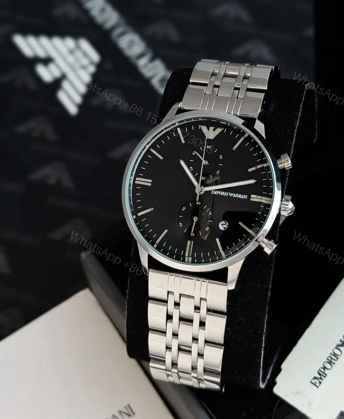 View 4 of Armani Black Dial
