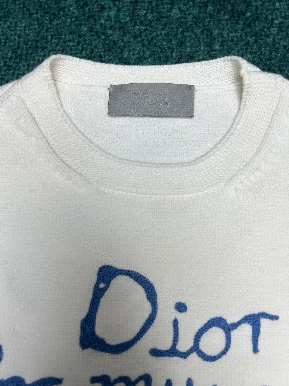 View 7 of Soft Cotton Crewneck Sweatshirt with Handwritten Script Style – Comfort Plus