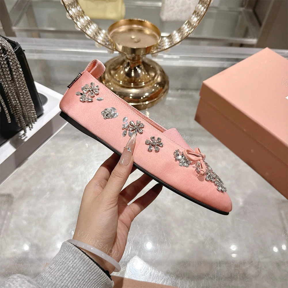 View 6 of MIUMIU Satin ballerinas