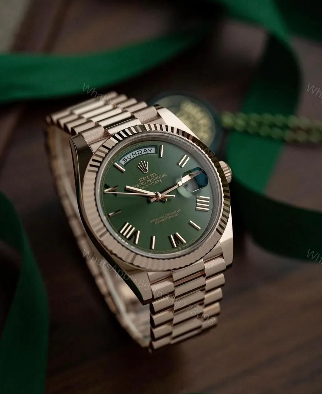 View 2 of Rolex DateJust Green Ombre