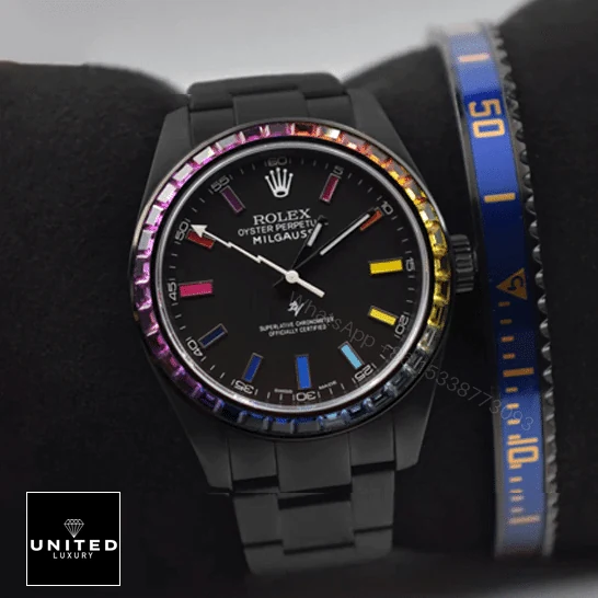 View 7 of Rolex Milgauss Sapphire Bezel