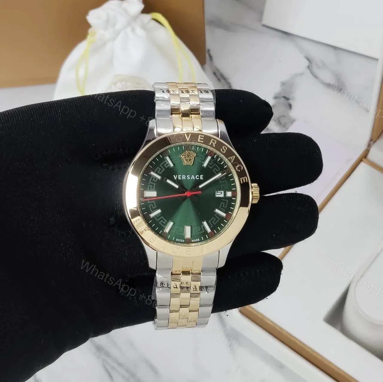 VERSACE HELLENYIUM VEVK00620 Green Dial — view 1