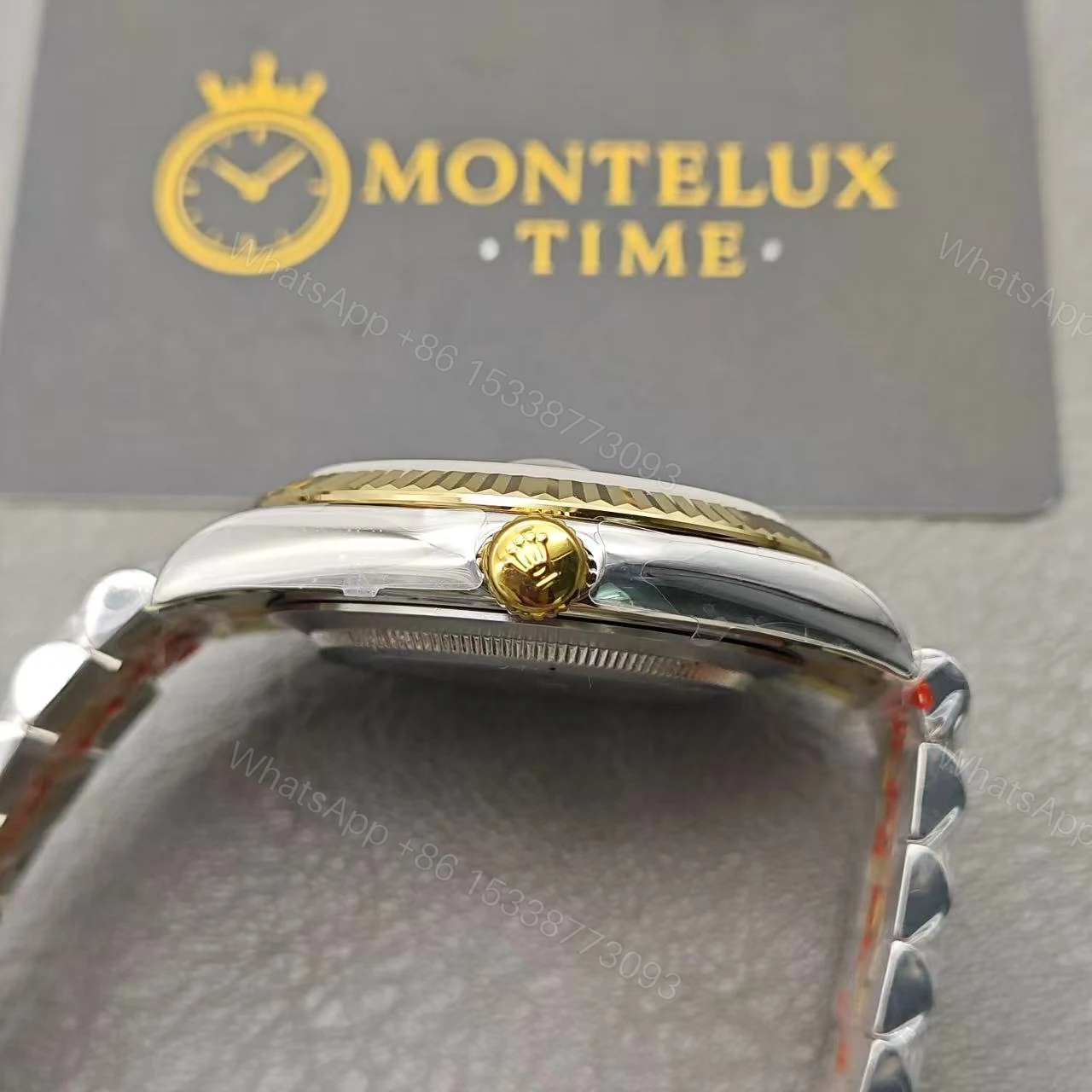 View 7 of Replica Rolex Datejust Rhodium Dial 126333 “Wimbledon” Fluted Jubilee 41mm Superclone