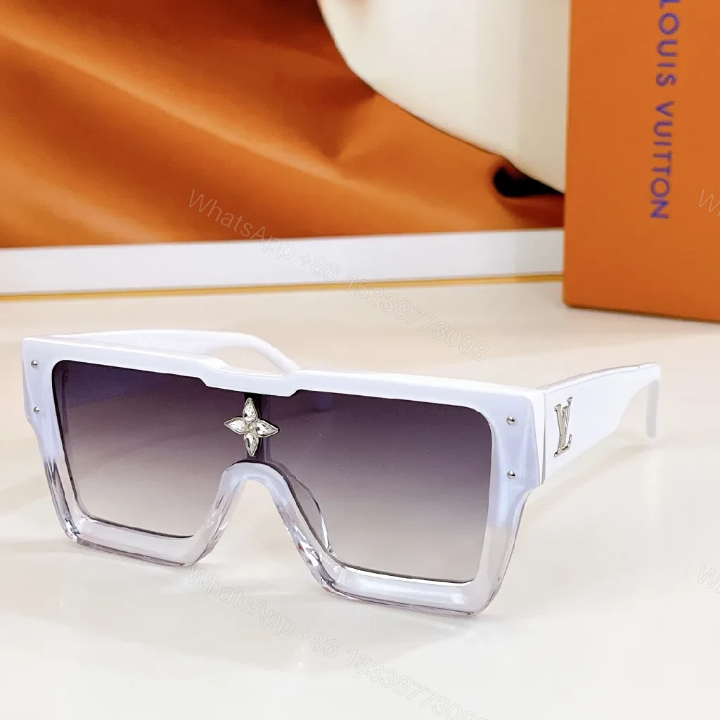 View 4 of Vivid Fuchsia Sunglasses: Oversized Shield, Gold LV Accents