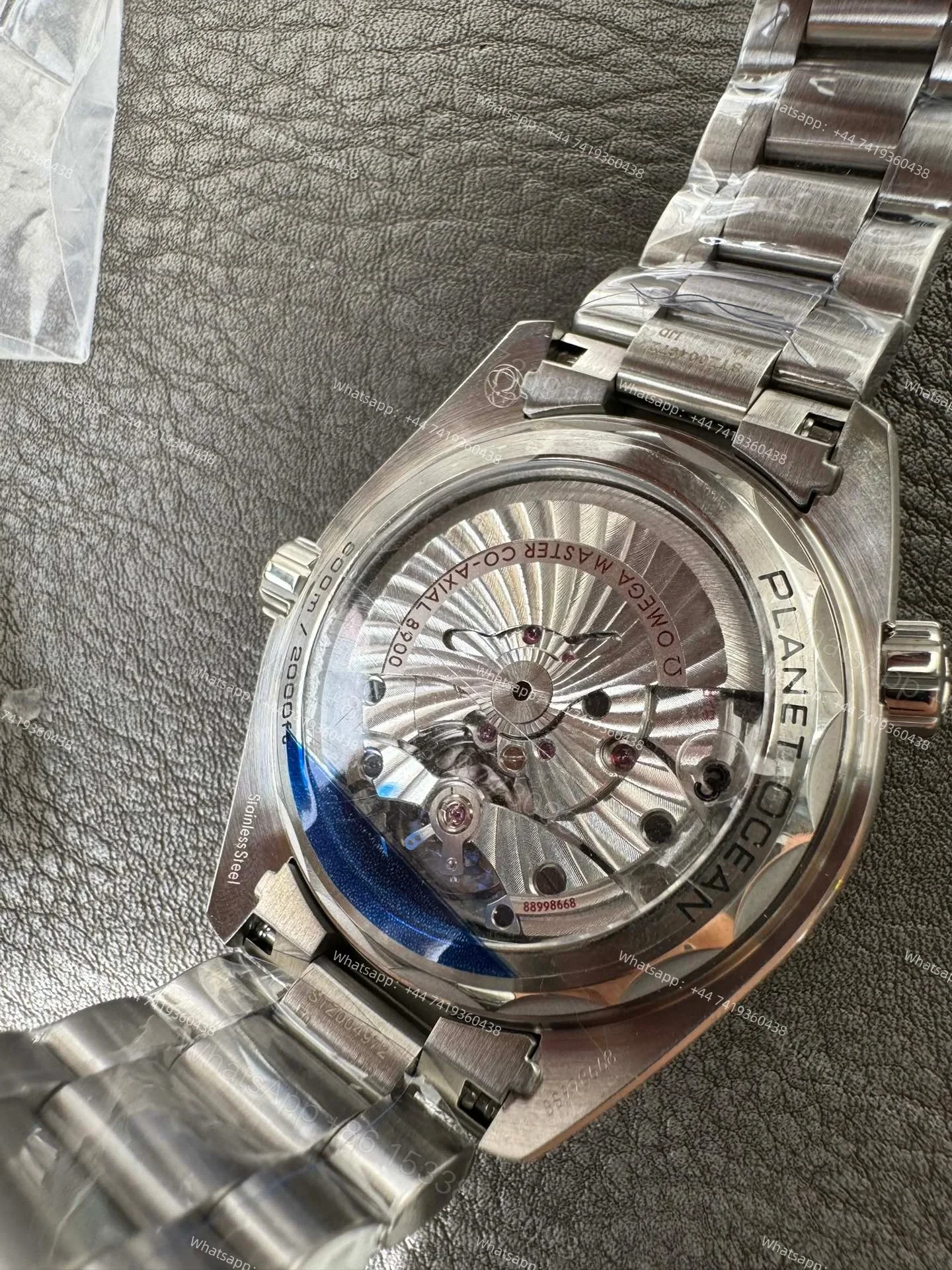 View 10 of Omega Super Clone Seamaster Planet Ocean 600M 215.30.44.21.01.002 43.5mm Black Ceramic Dial Stainless Steel