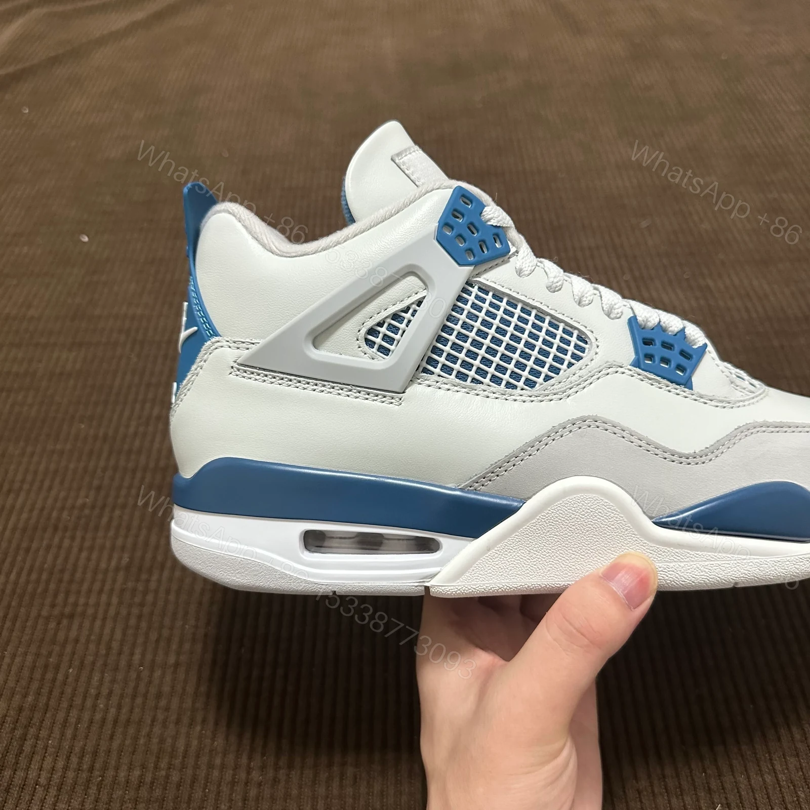 View 2 of Jordan 4 Retro Military Blue (2024)