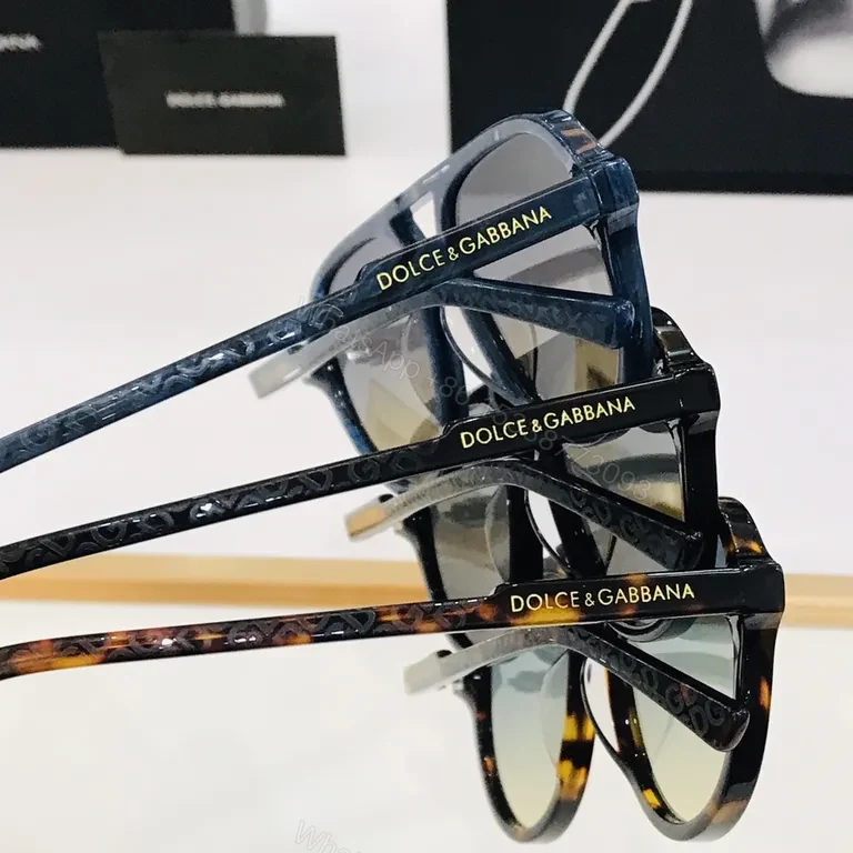View 7 of Bold Black Frame Sunglasses â€“ Dolce & Gabbana Luxury Eyewear