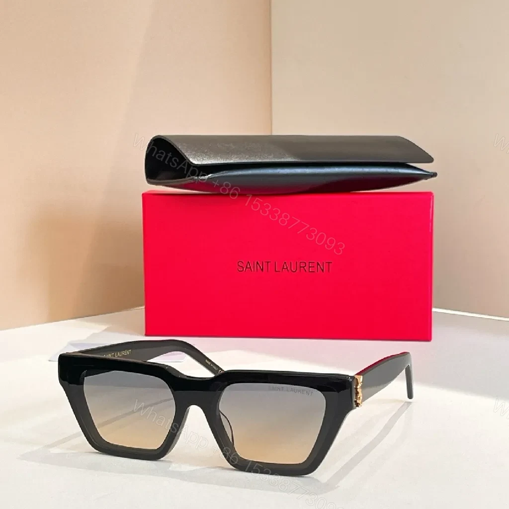 View 7 of Amber Gradient + Heat-Treated Acetate + Geometric Luxe + UV400 Protection + Sunglasses