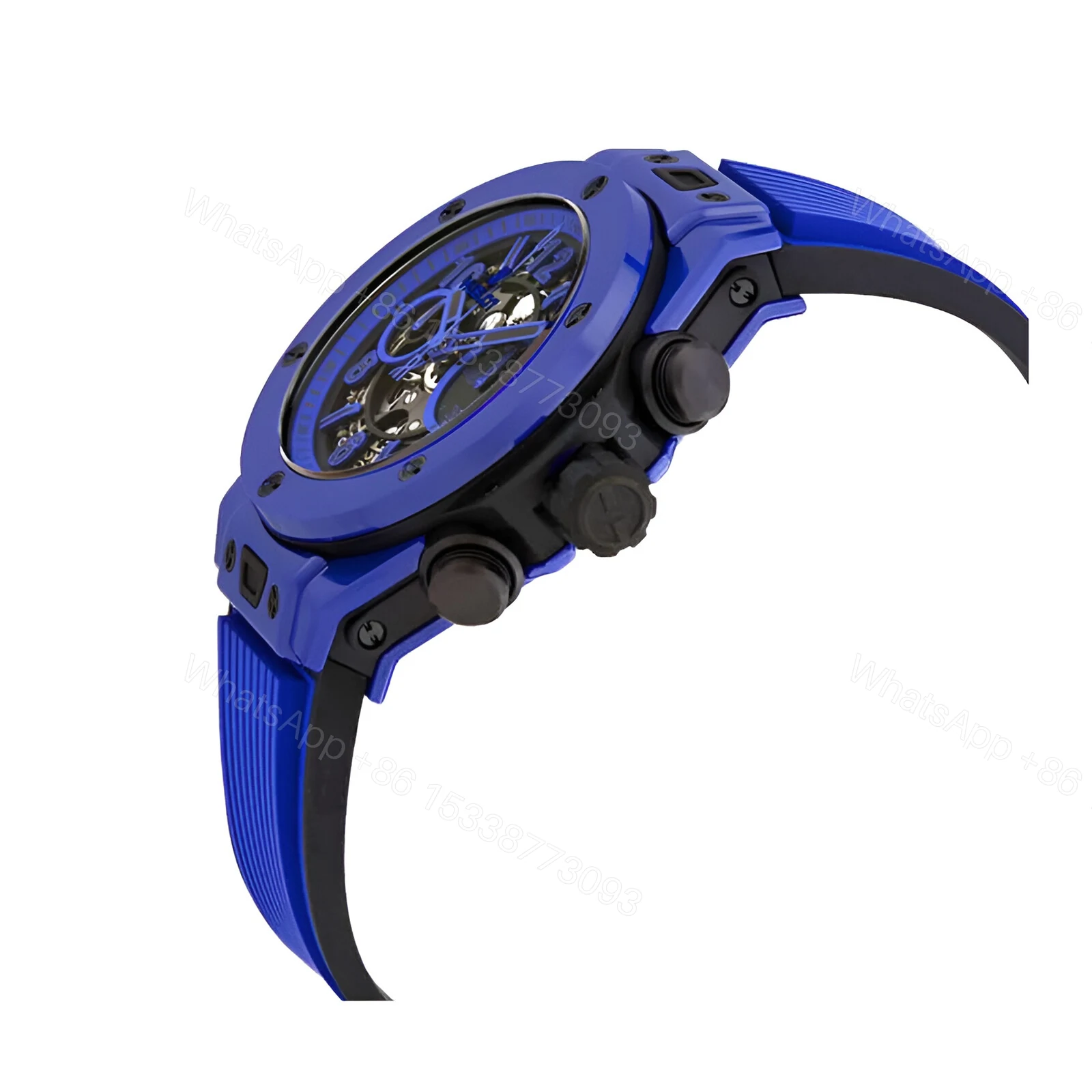 View 3 of Hublot Blue Watch Replica