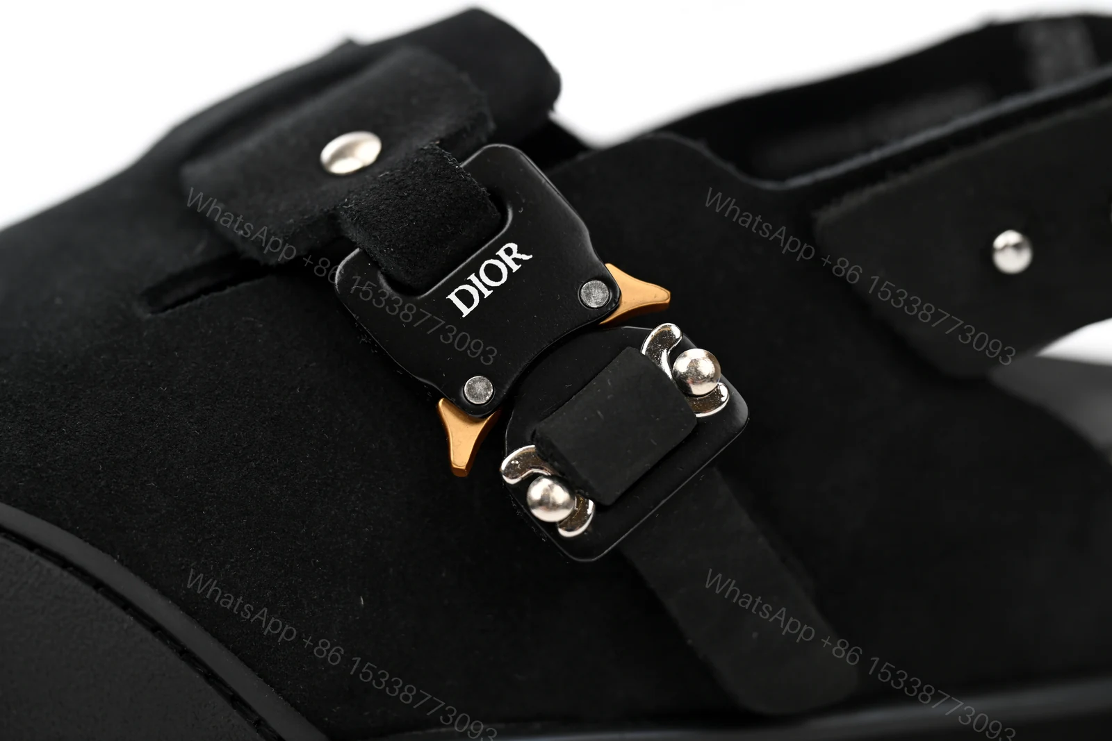 View 6 of Dior by Birkenstock Tokio Mule Black 3SA116ZSD_H900
