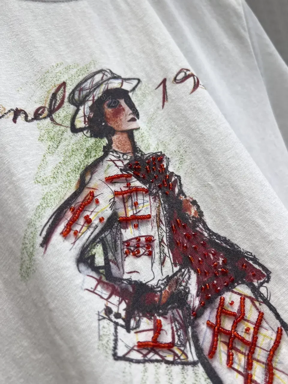 View 5 of Chanel-Style Graphic Tee: Luxe Everyday