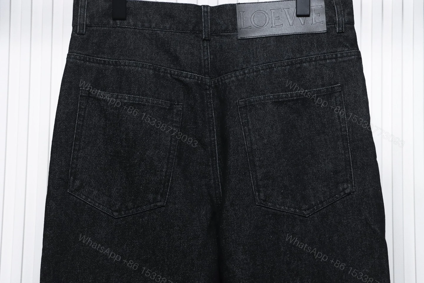 View 5 of Loewe Printed Black Jeans