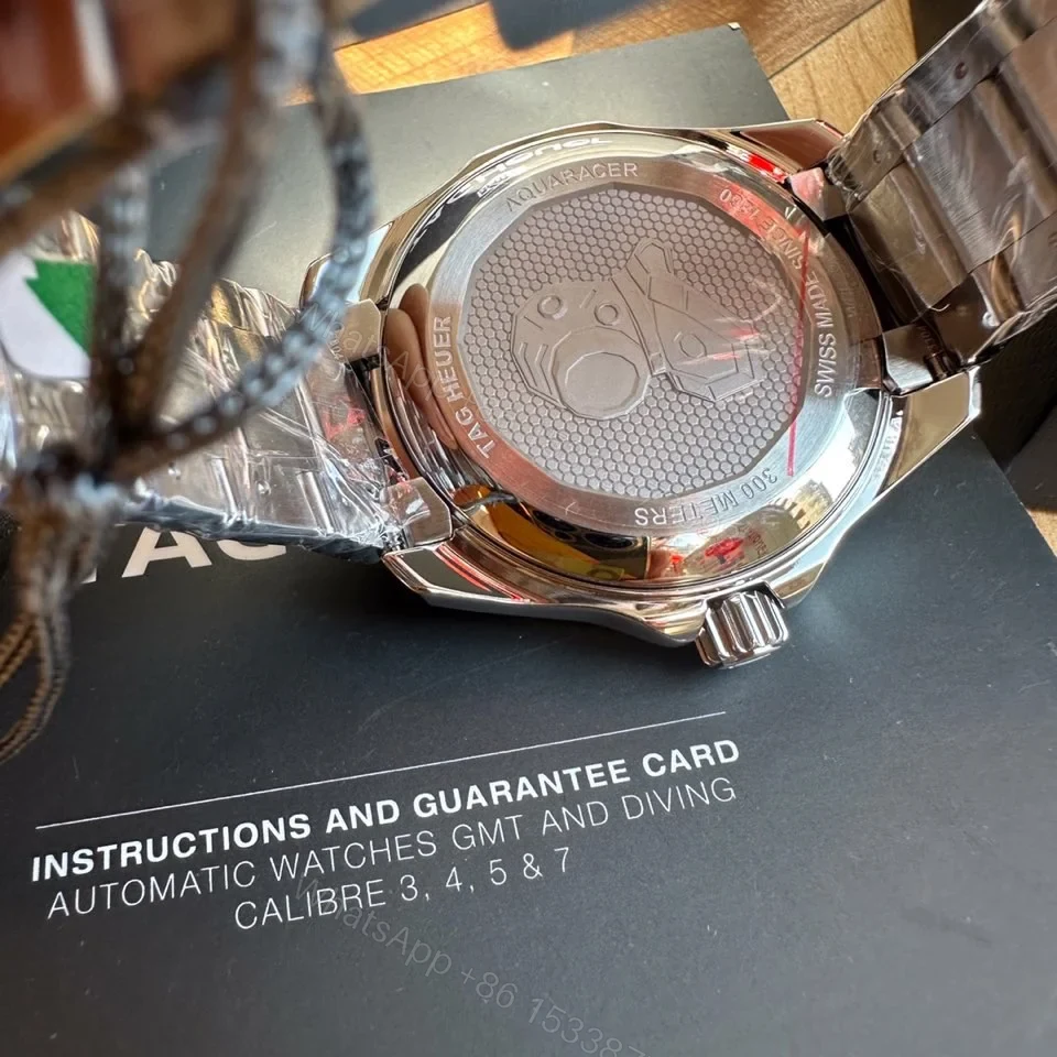 View 4 of TAG Heuer Aquaracer 300M Quartz 43 Stainless Steel BlackBracelet WAY101A.BA0746