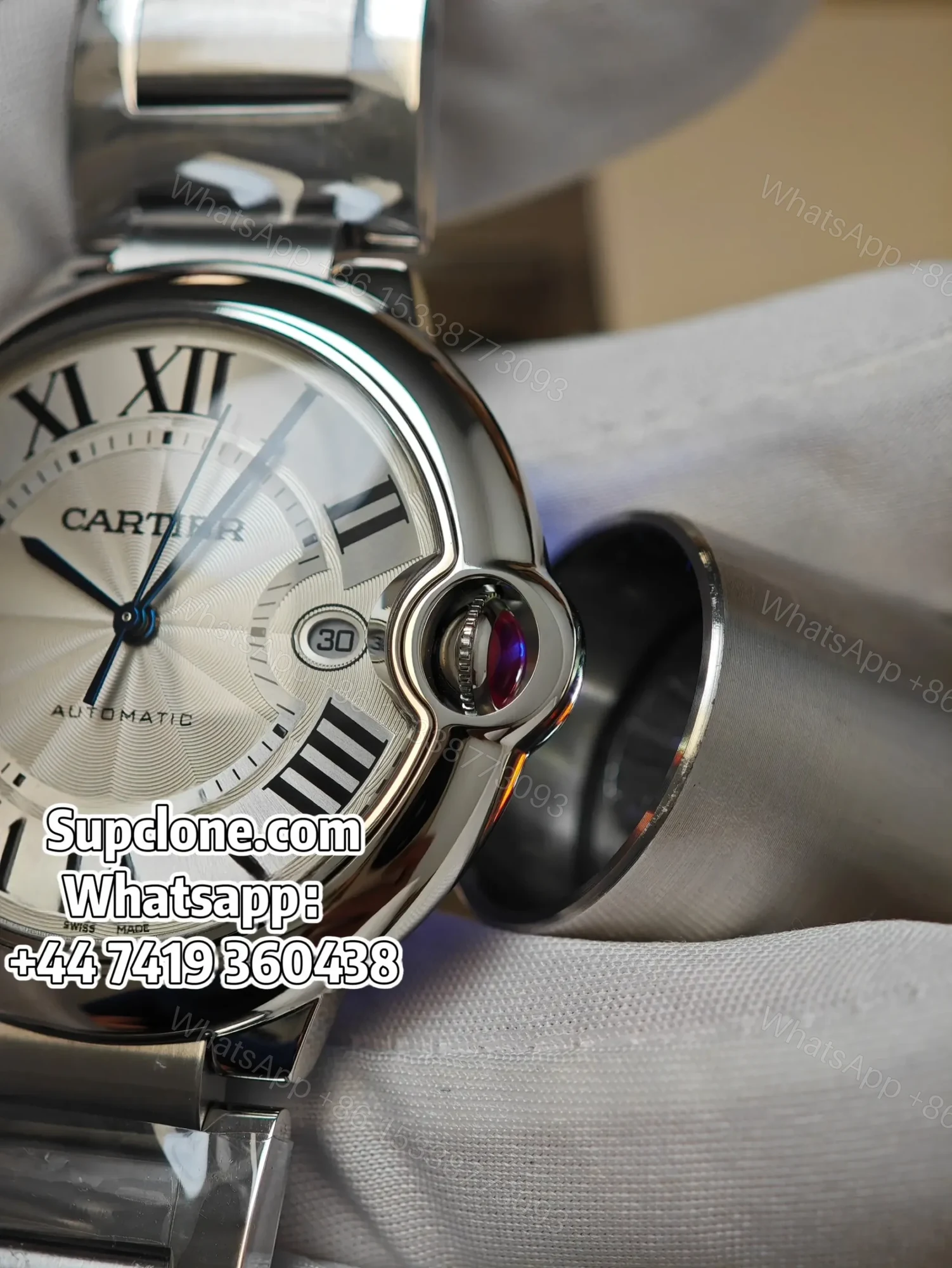 View 10 of Cartier Ballon Bleu WSBB0049 42mm Super Clone White Dial