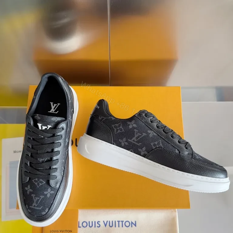 View 3 of Monogram Luxe Modern Essential Sneakers: Subtle LV-Inspired Comfort