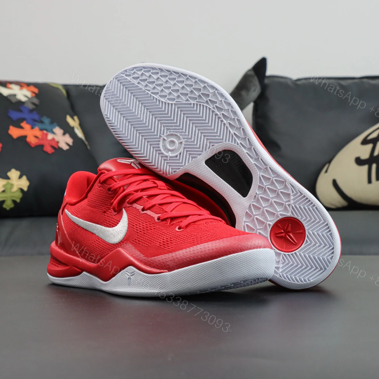View 3 of Kobe 8 Protro “University Red” Reps