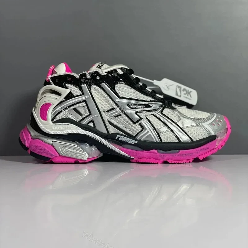 Balenciaga Runner White Pink Black (Women's) — view 1