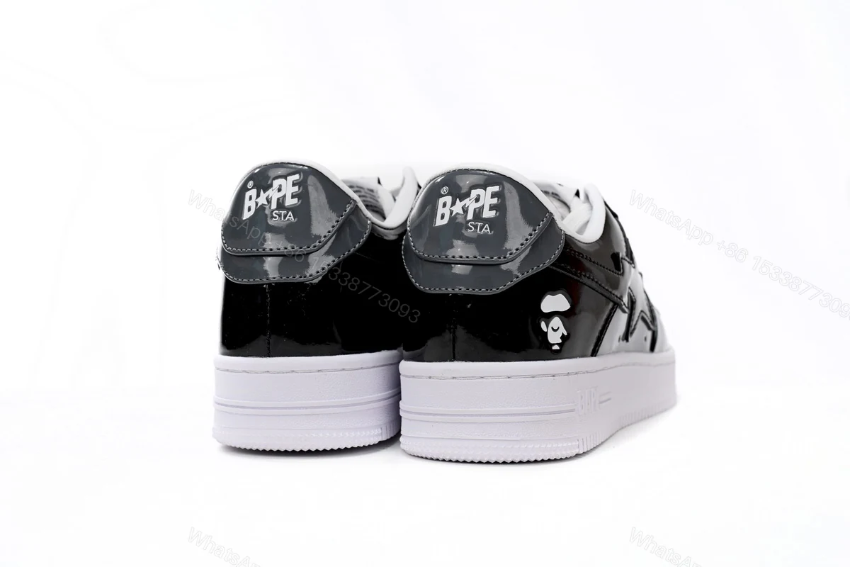 View 4 of Cheap Fake BapeSta Low Black Grey Baolan 1H20 191 046