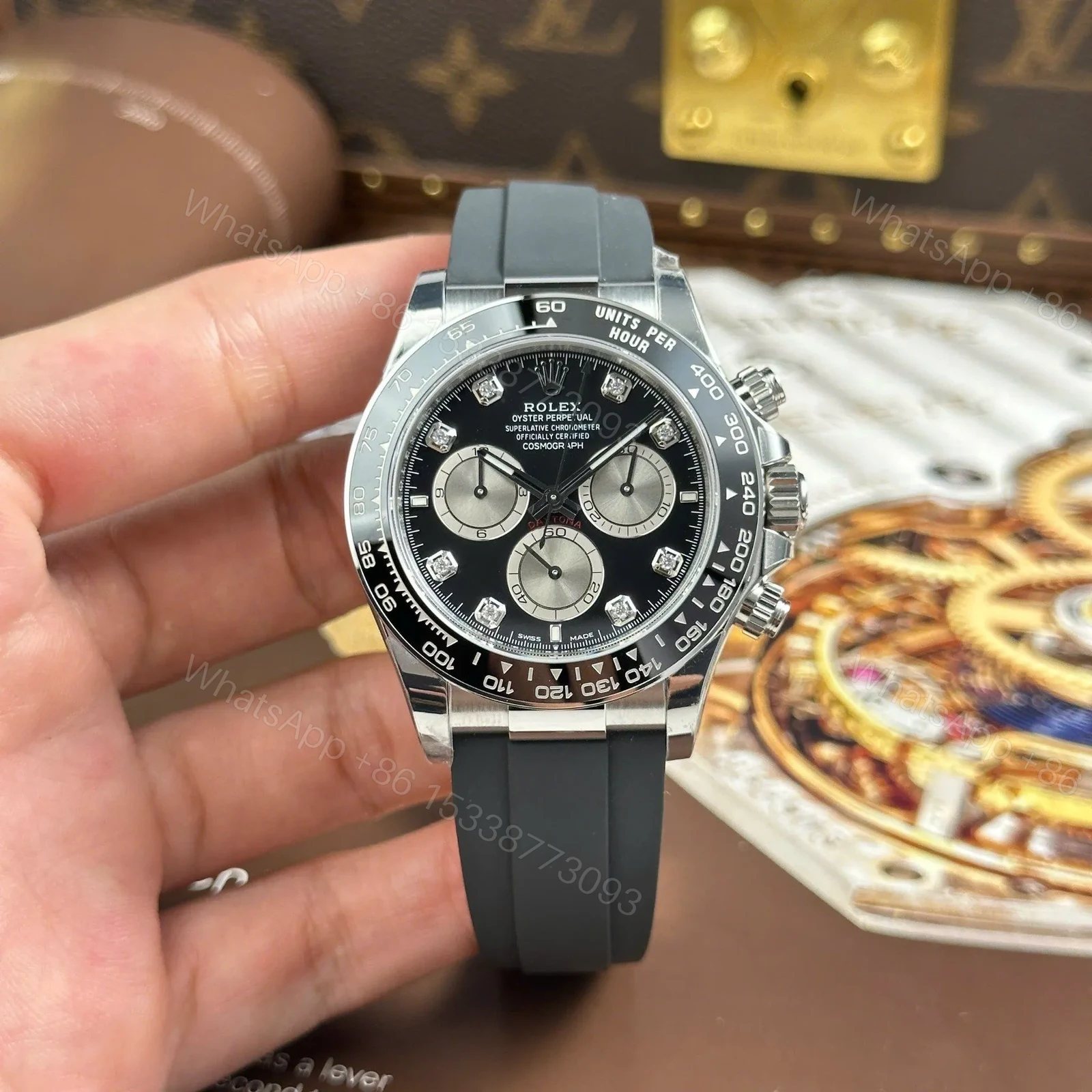 View 2 of Rolex Daytona Bright black Dial 126519LN