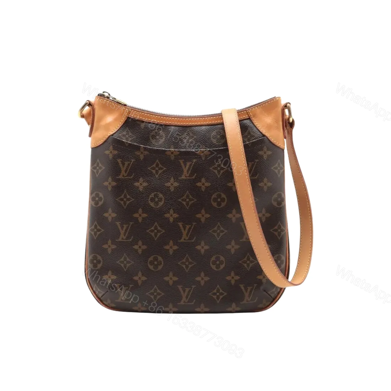 LOUIS VUITTON MONOGRAM CANVAS ODEON PM BAG BROWN 29CM — view 1