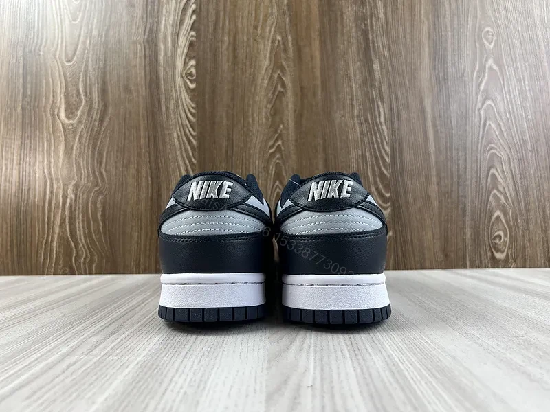 View 5 of Premium Black-and-Grey Leather Sneakers: Everyday Luxe Comfort