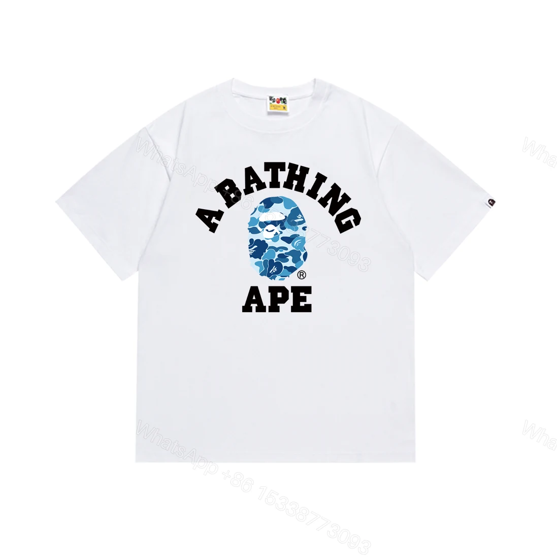 View 2 of Bape T-Shirt Blue print #266