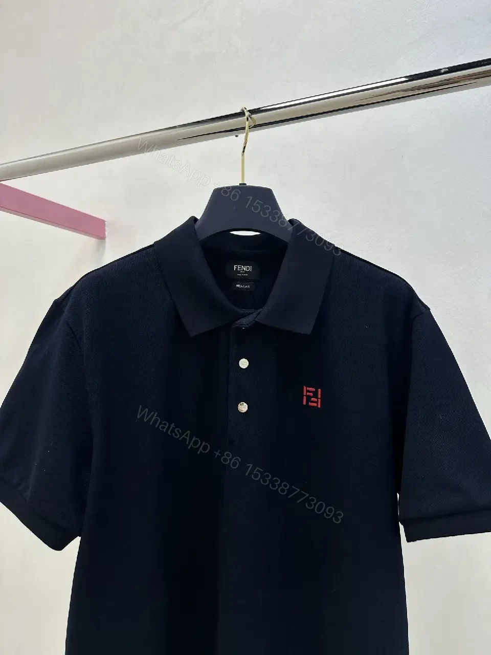 View 8 of Deep Navy Polo | Soft Knit, Subtle Logo, Modern Fit