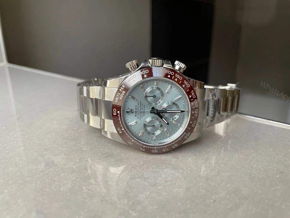 View 8 of BTF factory 1:1 Rolex Daytona 116506 Brown Ceramic Best Edition Ice Blue Dial Crystal Marker SA4130 V2