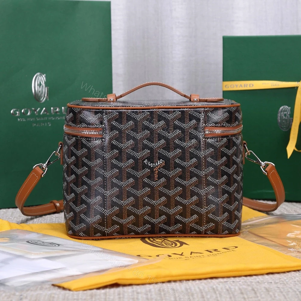 View 2 of 高仿Goyard*Muse系列MUSEVA4單價盒子包棕色免檢版