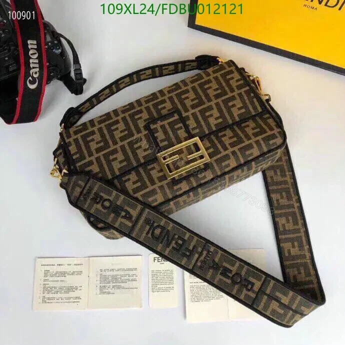 View 5 of Fendi Baguette Fabric Bag FDBU07452 – Chic and Stylish