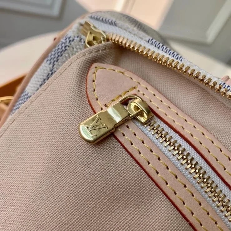 View 7 of Louis Vuitton Speedy Bandoulière 30 Damier Azur 30Cm N41373