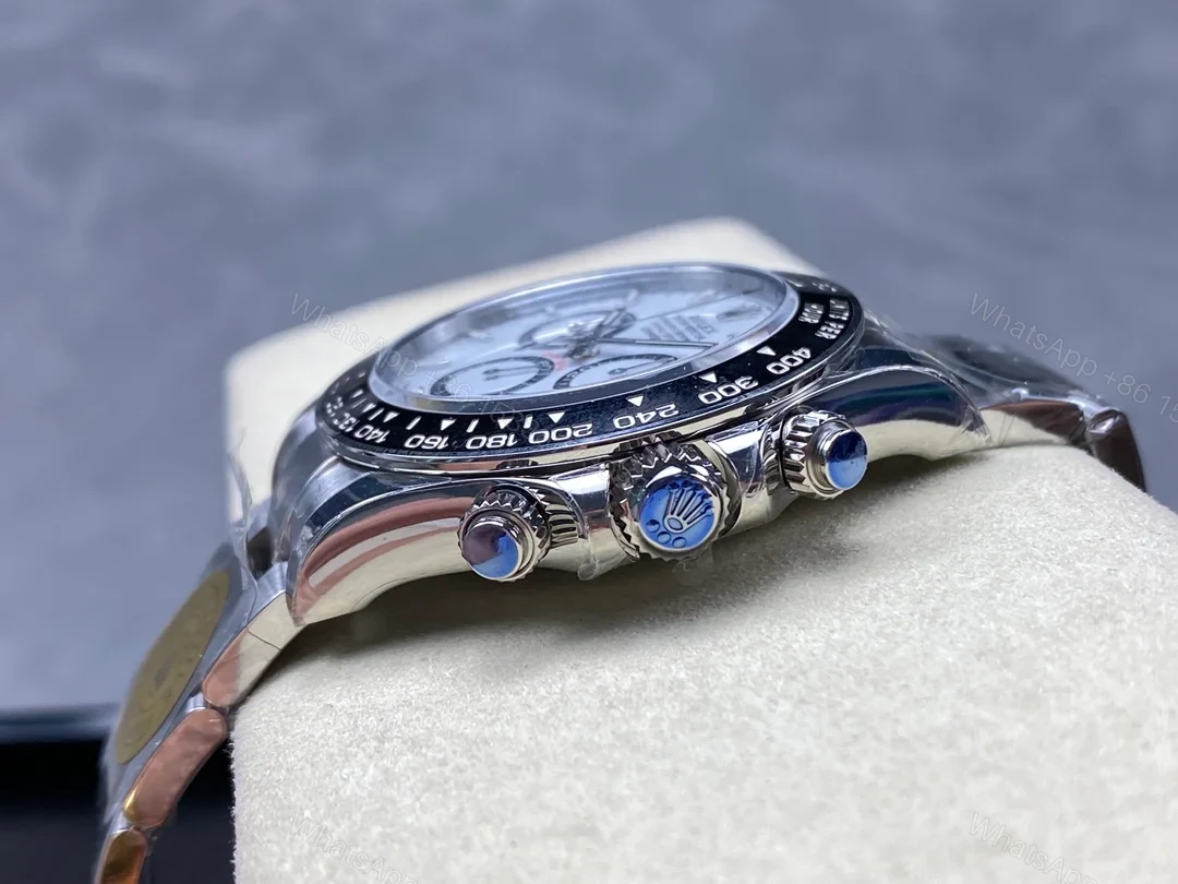 View 6 of Rolex Cosmograph Daytona VSF Weighted Stainless Steel Cerachrom White Oyster 126500LN-0001