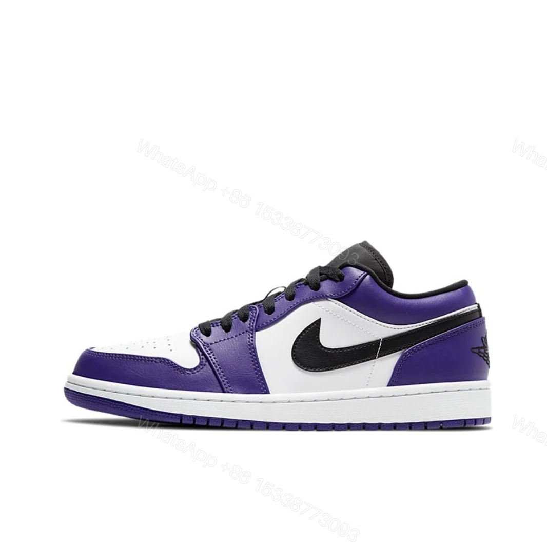 View 7 of Air Jordan 1 Low Court Purple 553558-500