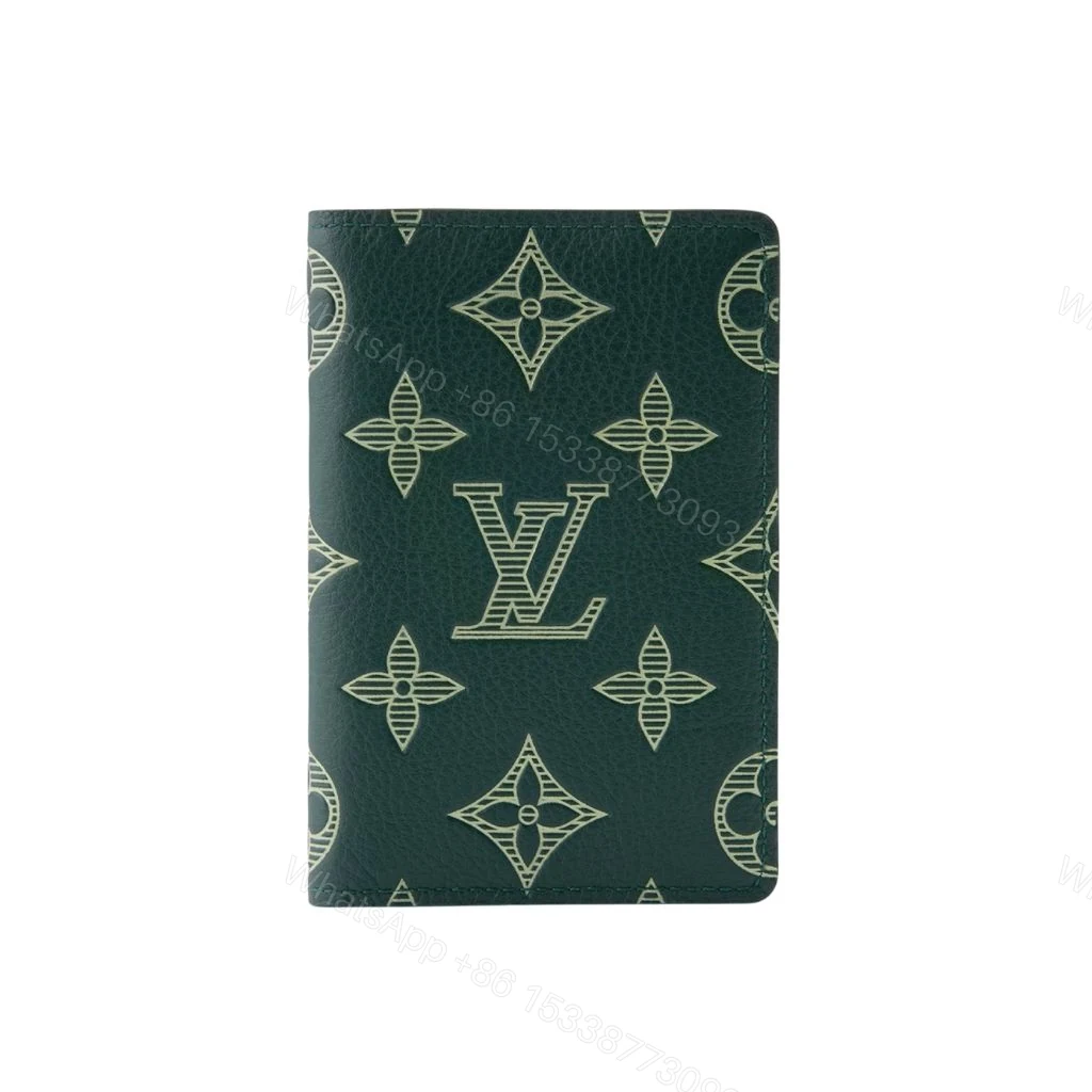 Louis Vuitton Pocket Organizer Monogram Shadow Forest Green 14Cm M27149 — view 1