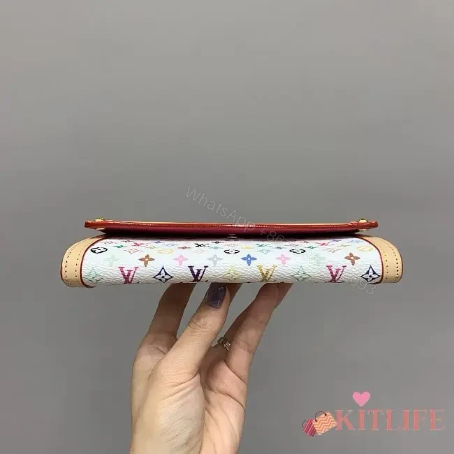 View 6 of Louis Vuitton Takashi Murakami White Monogram Multicolor Sarah